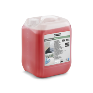 RM 751 - 10L - DETERGENTE ACIDO ELIMINA RESIDUOS DE CEMENTO, INCRUSTACIONES, RESTOS DE CAL Y OXIDO